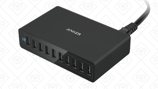 Anker PowerPort 10 | $28 | Amazon | Promo code XMAS2133